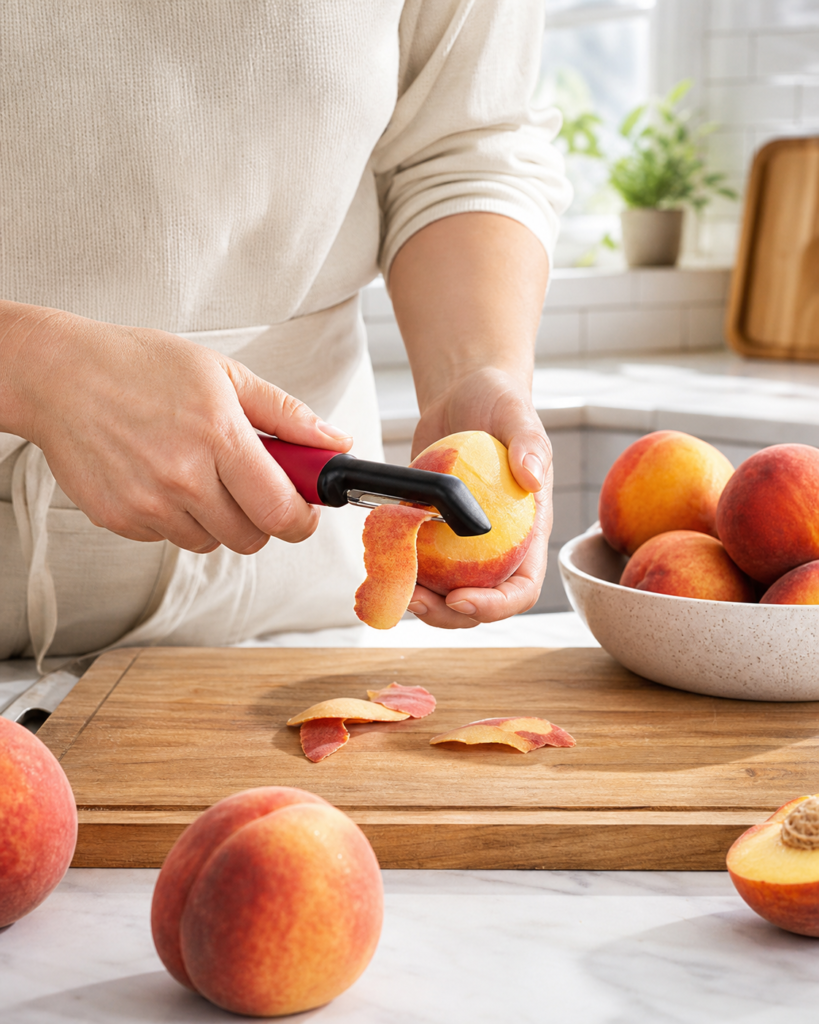 PEACHES, PEELER, KITCHEN
