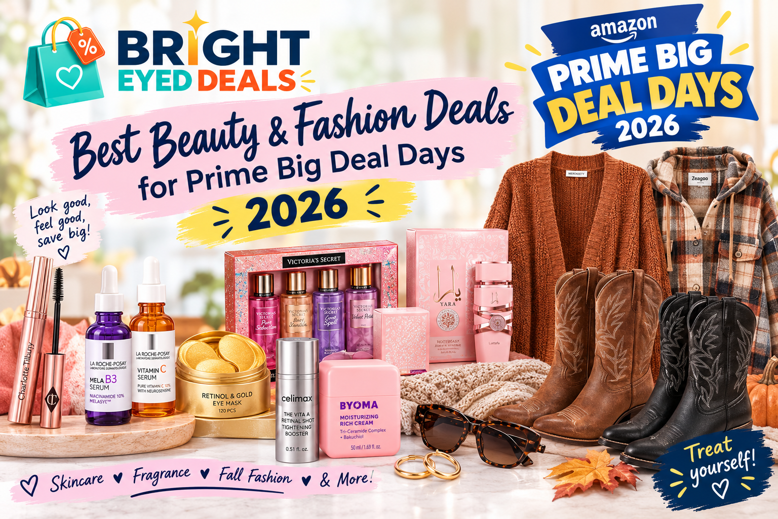 Best Beauty & Fashion Deals for Prime Big Deal Days 2026