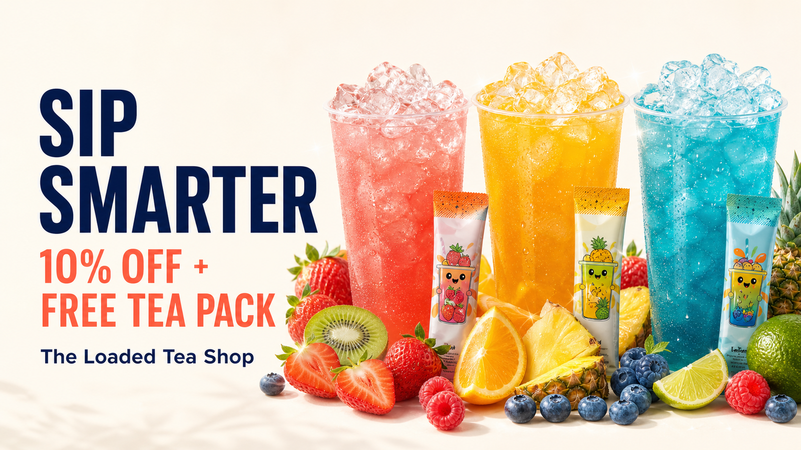 Sip Smarter: Get 10% Off + a FREE Tea Pack Bonus at The Loaded Tea Shop