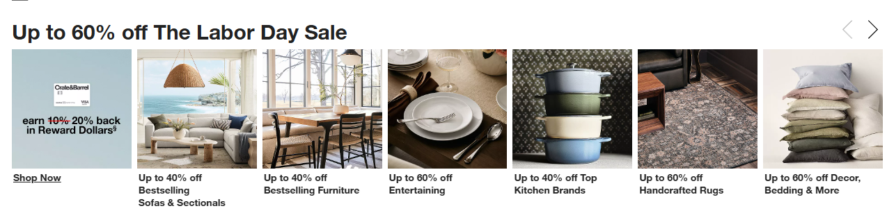 Crate & Barrel Labor Day Sale: Everything You Need to Know (Up to 60% Off!)