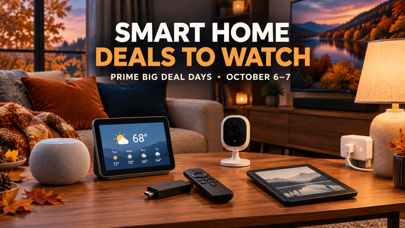 Best Smart Home & Tech Deals for Prime Big Deal Days 2026