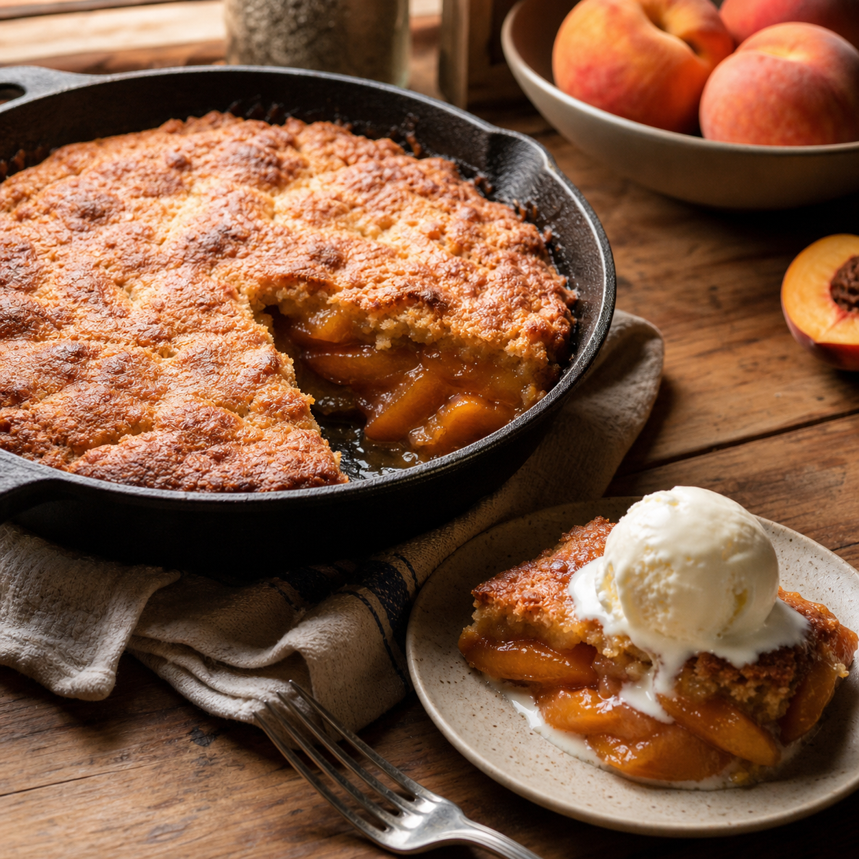Easy Summer Peach Cobbler & Helpful Kitchen Tools You’ll Love